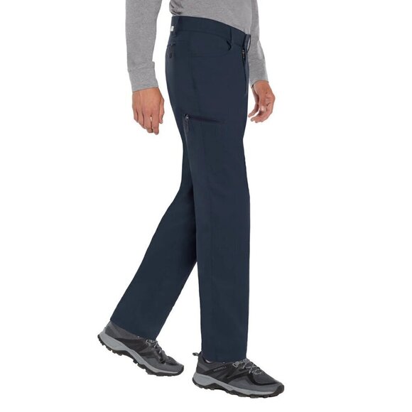 Orvis Mens Tech Pant 32 x 32 Navy Blue Stretch Nylon Spandex Zippered Pocket - Picture 1 of 5